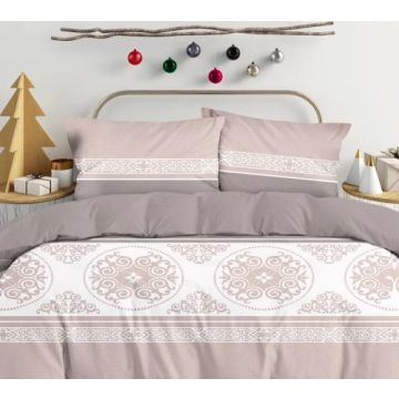Pościel Bawełniana Premium VERSUS IN BEIGE