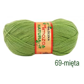 Włóczka MIMOZA 69 mieta