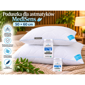 PODUSZKA DLA ASTMATYKÓW MEDISENS  AMZ Rozmiar: 50x60