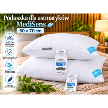 PODUSZKA DLA ASTMATYKÓW MEDISENS  AMZ Rozmiar: 50x70