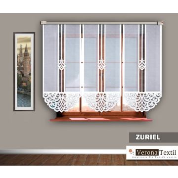 Firana żakardowa 120x60 ZURIEL – na metry (cena za 1 mb)