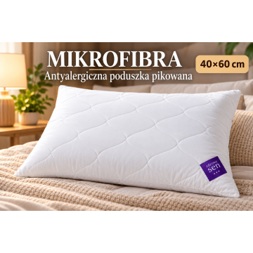 PODUSZKA MIKROFIBRA PIKOWANA ZDROWY SEN  AMZ Rozmiar: 40x60