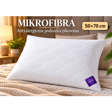 PODUSZKA MIKROFIBRA PIKOWANA ZDROWY SEN  AMZ Rozmiar: 50x70