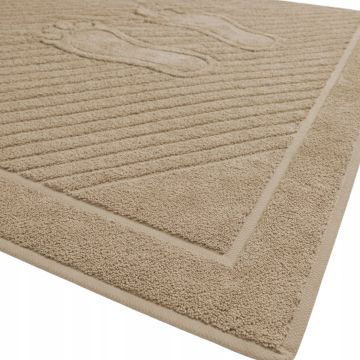 Dywanik łazienkowy ESLI Beż-5 50x70 cm z 100% bawełny 650 g/m²