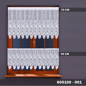 Firana żakardowa 605100 70 – na metry (cena za 1 mb)