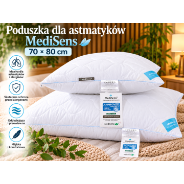 PODUSZKA DLA ASTMATYKÓW MEDISENS  AMZ Rozmiar: 70x80