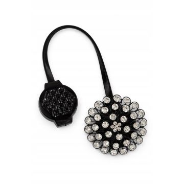 MAGNES KLIPS UPINACZ SPIRALA CZARNA 30 /SZT.