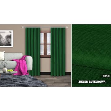 Materiał zasłonowy 3719 butelkowa zieleń 150 – na metry (cena za 1 mb)